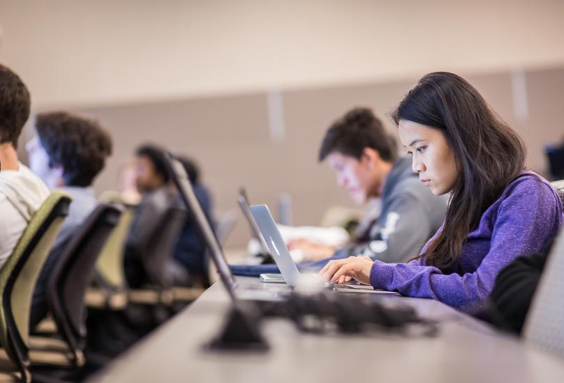 students in class